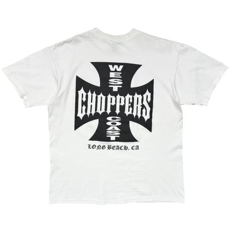 WEST COAST CHOPPERS IRON CROSS SS WHITE FITS XL 6697