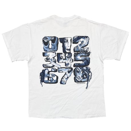 Slipknot 2000 MEMBER NUMBER WHITE M&O LARGE 6880