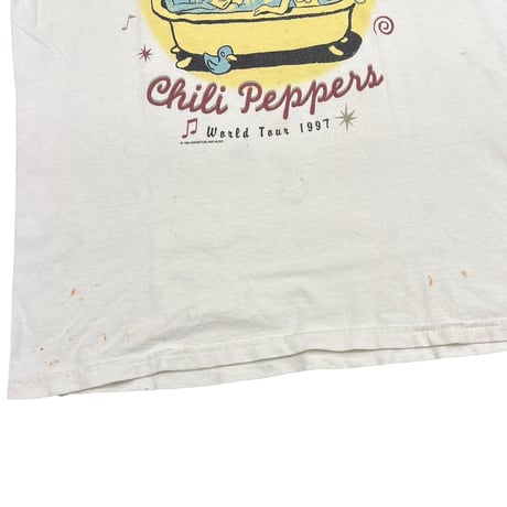 RED HOT CHILI PEPPRES ONE HOT MINUTE WORLD TOUR 1997 NATURAL FITS LARGE 4851