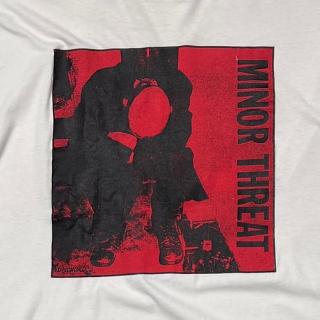 MINOR THREAT RED GRAPHIC WHITE FITS XL 4289