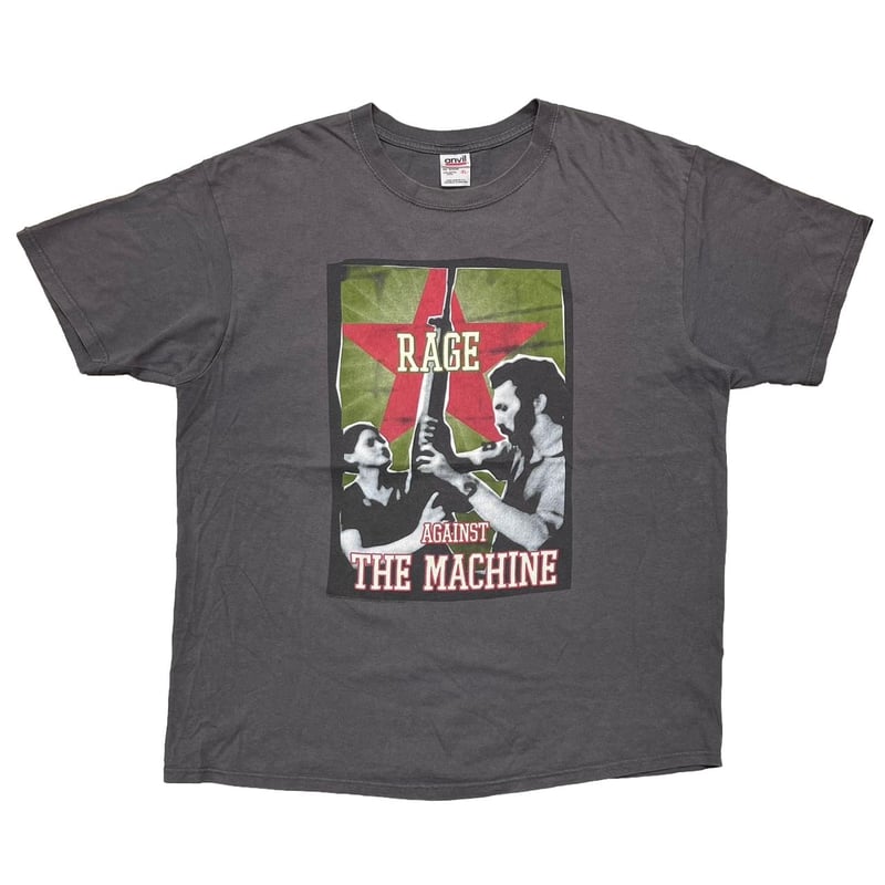 RAGE AGAINST THE MACHINE 2000 GUN STAR CHARCOAL