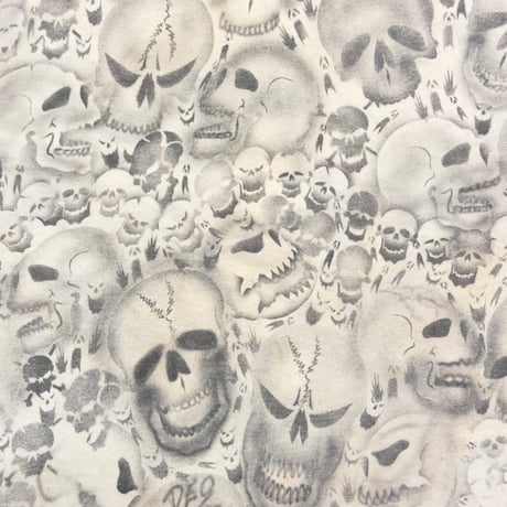 OLD & VINTAGE SKULL DRAGON OVP Hanes LARGE 7318