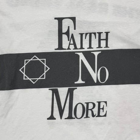FAITH NO MORE THE REAL THING 1989 SLEEVELESS WHITE FITS L-XL 9142