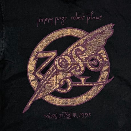 JIMMY PAGE & ROBERT PLANT WORLD TOUR 1995 Hanes XL 4765