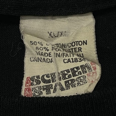 ROLLING STONES TRONTO VANCOUVER MONTREAL 1989 TOUR SCREEN STARS BLACK XL