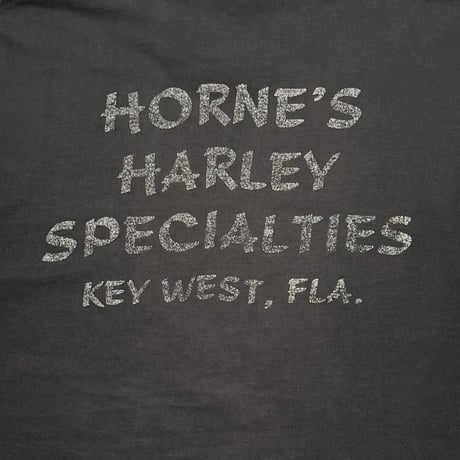 OLD & VINTAGE HARLEY DAVIDSON SHOP BOOTLEG HORNE'S HARLEY SPECIALTIES KEY WEST BELTON XL 5063