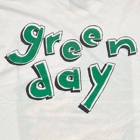 GREEN DAY 1994 DOOKIE WHITE BROCKUM FITS XL 6434