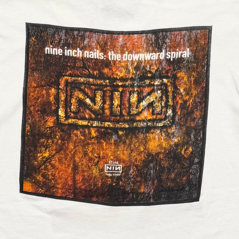 即完売　レア　新品未使用　NINE INCH NAILS オフィシャル NINE INCH NAILS THE DOWNWARD SPIRAL BOOTLEG WHI