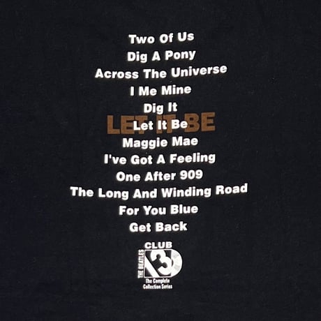 THE BEATLES LET IT BE ALL SPORT LARGE 7836