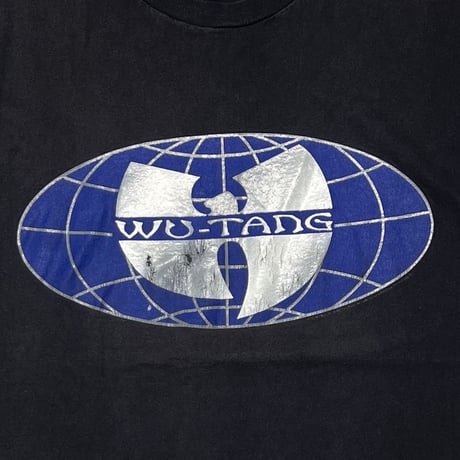WU-TANG CLAN BLUE GLOBE LOGO BACK MEMBER POLYGRAM XL 2139