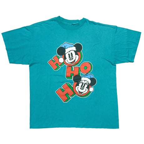 DISNEY VINTAGE MICKEY MINNIE MOUSE TURQUOISE FITS XL 3291