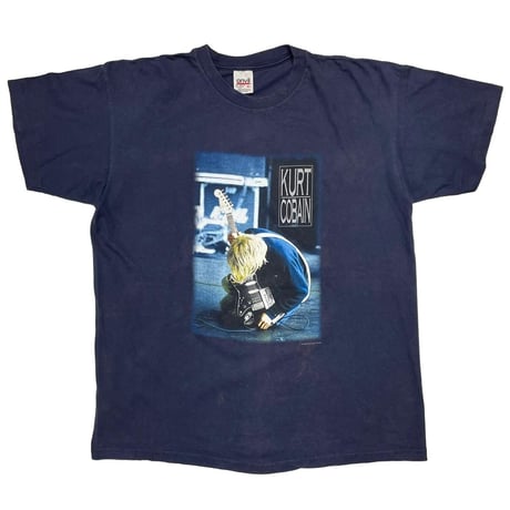 NIRVANA KURT COBAIN 2000 GUITAR NAVY ANVIL XL 2015