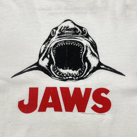 JAWS NO ONE LOOKED TAT THE WATER ANIVERSARY COLLECTOR'S EDITION WHITE ALL SPORT XL 8542