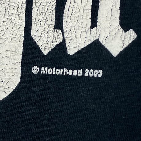 MOTORHEAD 2003 DOUBLE SIDE LS FRUIT OF THE LOOM LARGE 0864