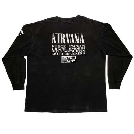 NIRVANA VESTIBULE SUB POP LS BOOTLEG ONEITA XL 8733