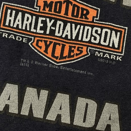 HARLEY DAVIDSON LONEY TUNES BACK OFF TEE HANES XL 7478
