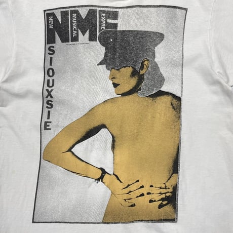 NEW MUSICAL EXPRESS SIOUXSIE COVER WHITE FITS XL 9103