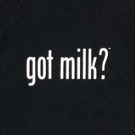 OLD&VINTAGE got milk? FRUIT OF THE LOOM XL 4715