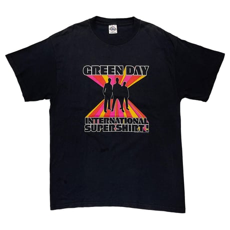 GREEN DAY 2001 INTERNATIONAL SUPER SHIRT! DELTA LARGE 8734