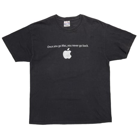 Apple Once you go Mac, you never go back Hanes LARGE 3176