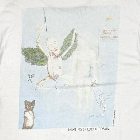 NIRVANA KURT COBAIN MEMORIAL ADULT WHITE FITS LARGE 4649