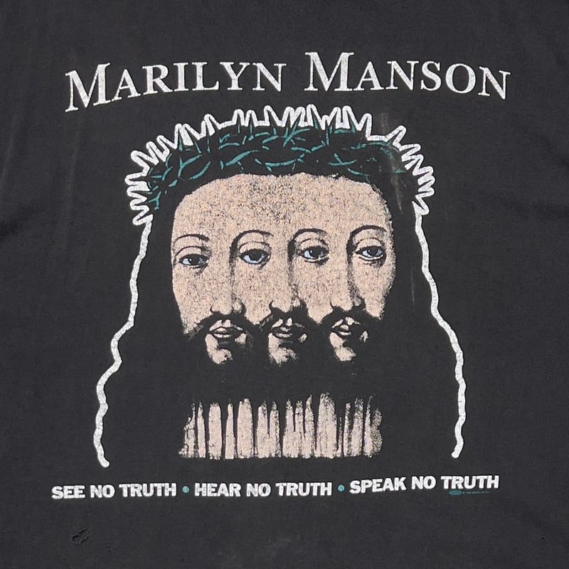 ミュージシャン 90s Marilyn manson winter land XL MARILYN MANSON BELIEVE WINTERLAND XL 1226 | gre
