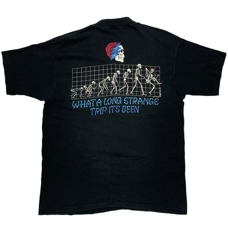 GRATEFUL DEAD LIQUID BLUE DEAD WHAT A LONG STRANGE TRIP IT'S BEEN TEE BLACK XL 8984