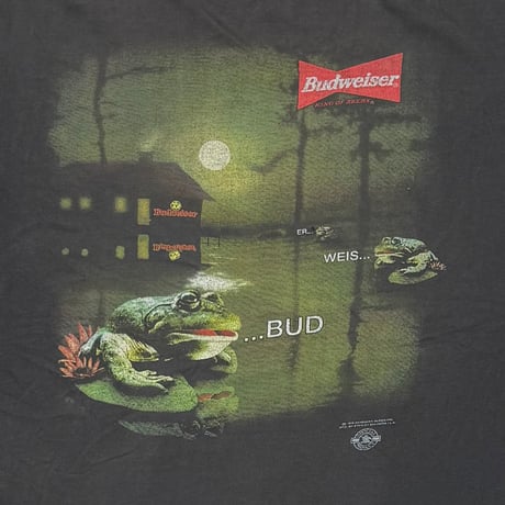 Budweiser 1995 BACK 3 FROGS ...BUD WEIS... ER... FITS XL 5224