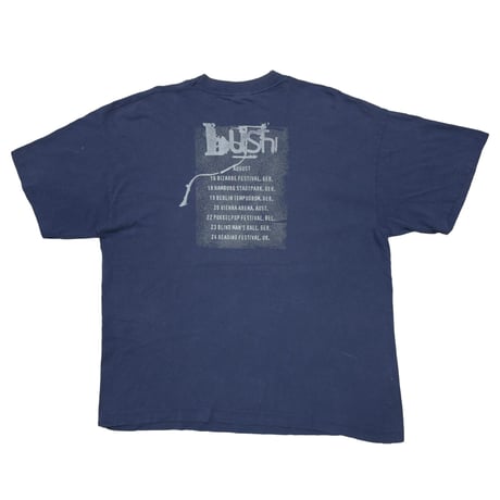 bush DO YOU HATE THE WAY YOU FEEL TOUR NAVY SCREEN STARS XL 7656