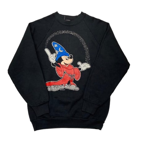 DISNEY VINTAGE DISNEY FANTASIA MICKEY MAGIC SWEAT SHIRT FRUIT OF THE LOOM LARGE 1362