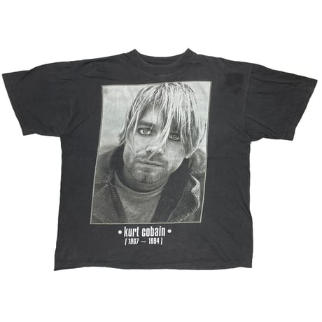 NIRVANA KURT COBAIN MEMORIAL BLACK FITS XL 6244