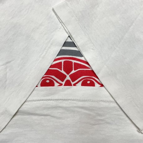 RED HOT CHILI PEPPERS 1991 DOUBLE SIDE Aztec TEE WHITE GIANT BY TEE JAYS XL 0306