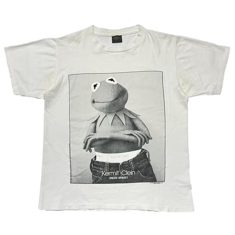 KERMIT CALVIN KLEIN PARODY WHITE CHANGES LARGE 5752
