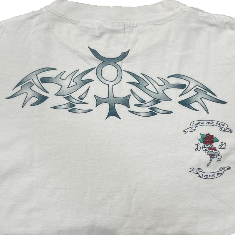 DENNIS RODMAN TATTOO LS WHITE XL 9583 | greatLA