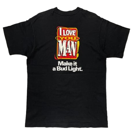Budweiser 1996 BUD LIGHT I LOVE YOU MAN! BLACK CHANGES LARGE 9882