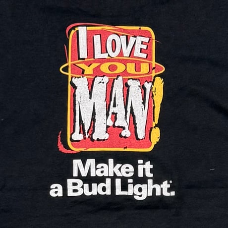 Budweiser 1996 BUD LIGHT I LOVE YOU MAN! CHANGES XL 7312