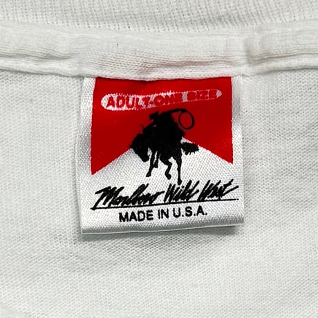 Marlboro Marlboro MAN WILD WEST POCKET TEE WHITE ONE SIZE FITS XL 8373