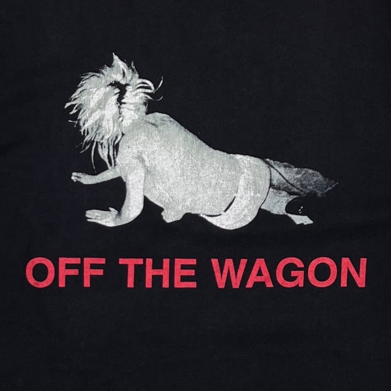 90s ビンテージ L7 Off the Wagon TシャツXL 黒Giant L7 OFF THE WAGON giant LARGE 2461 | greatLAnd O