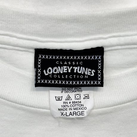 LOONEY TUNES TWEETY ANGEL BIG PRINT WHITE XL 3492