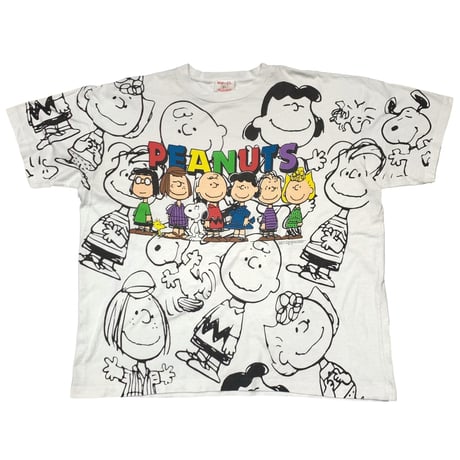 PEANUTS ALL MEMBER TEE WHITE NOVEL TEEZ 2XL 5596