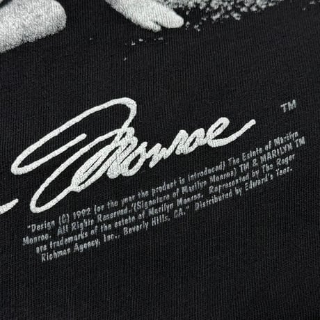 MARILYN MONROE 1992 MONOCHROME PORTRAIT BLACK MURINA XL 6868