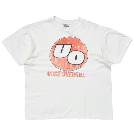 URGE OVERKILL UO LOGO WHITE ONEITA XL 6870