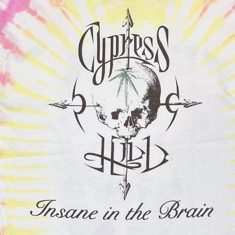 CYPRESS HILL INSANE IN THE BRAIN TIE DYE SCREENSTARS XL 1365