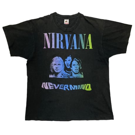 NIRVANA NEVERMIND RAINBOW BOOTLEG FRUIT OF THE LOOM XL 8730