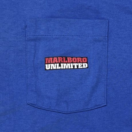 Marlboro UNLIMITED COYOTE POCKET TEE BLUE FITS XL 0212