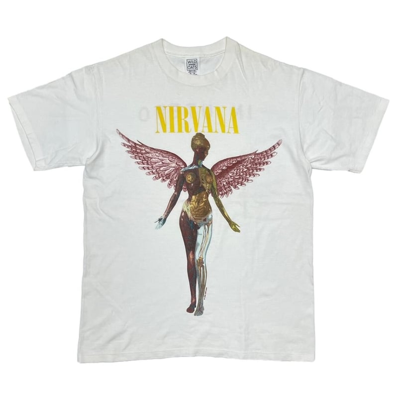 NIRVANA IN UTERO WHITE WILD OATS XL 9949 | grea