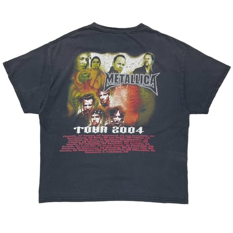 METALLICA 2004 TOUR PUSHEAD BOOTLEG DELTA XL 5101