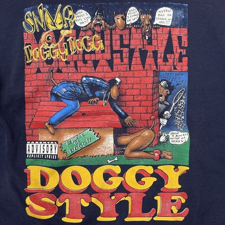 SNOOP DOGG DOGGY STYLE SNOOP AND THE DOGG POUND RAP DESIGN CREWNECK SWEAT NAVY XL 6109