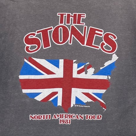 ROLLING STONES NORTH AMERICAN TOUR 1981 HANES XL 2334
