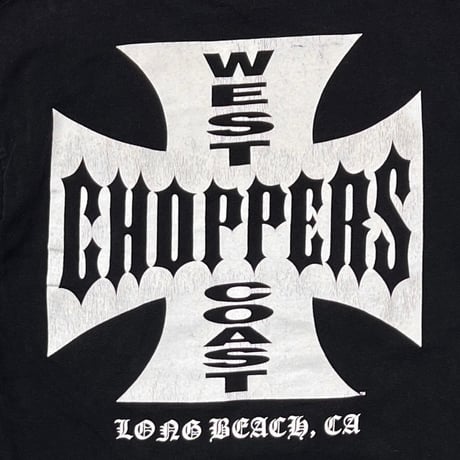 WEST COAST CHOPPERS IRON CROSS LONG BEACH, LA LS ALSTYLE LARGE 8630